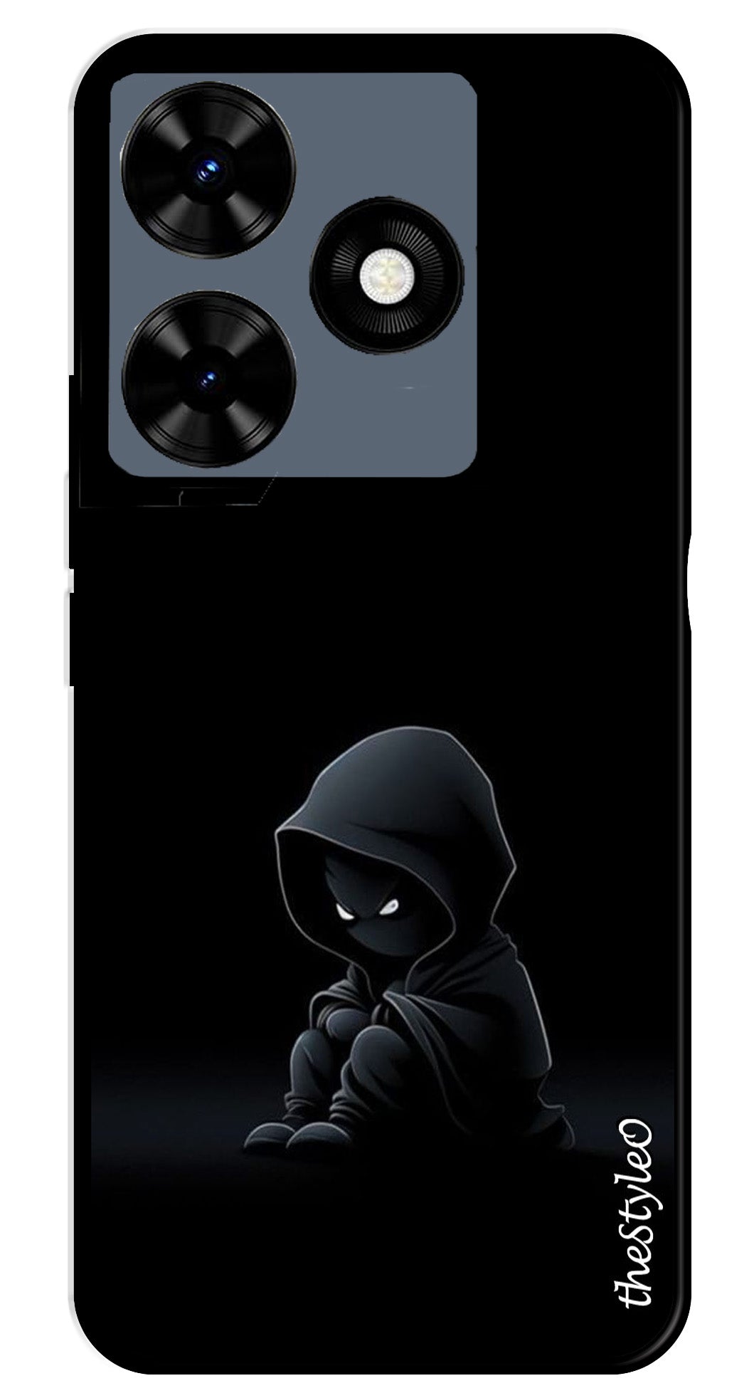 Kid Cartoon Metal Mobile Case for Tecno Spark 10C (Design No -60)