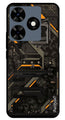 Circuit Design Metal Mobile Case for Tecno Spark 10C (Design No -63)