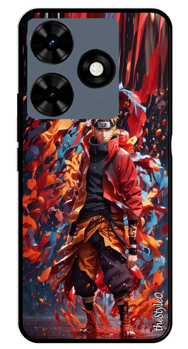 Anime-2 Metal Mobile Case for Tecno Spark 10C (Design No -64)