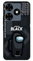 Among us Black Metal Mobile Case for Tecno Spark 10C (Design No -67)