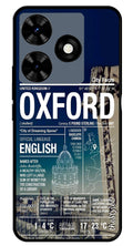 Oxford Metal Mobile Case for Tecno Spark 10C (Design No -70)