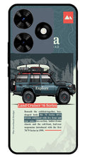 Land Cruiser Metal Mobile Case for Tecno Spark 10C (Design No -78)