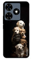 Dog lovers Metal Mobile Case for Tecno Spark 10C (Design No -88)