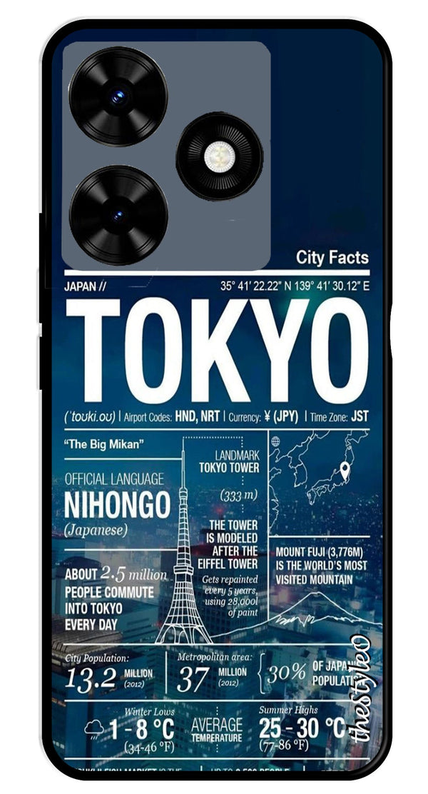 Tokyo Metal Mobile Case for Tecno Spark 10C (Design No -93)