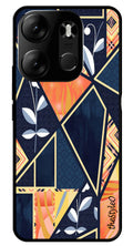 Marble Design Metal Mobile Case for Tecno Spark Go (Design No -07)
