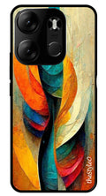 Modern Art Metal Mobile Case for Tecno Spark Go (Design No -11)