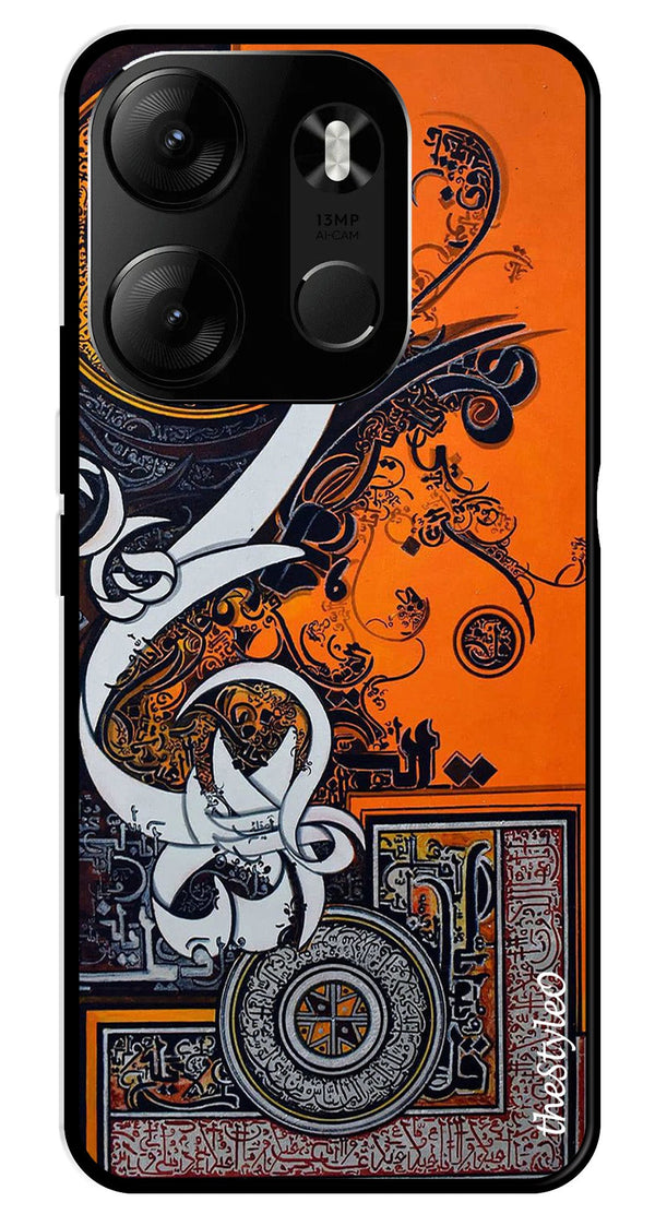 Oum Design Metal Mobile Case for Tecno Spark Go (Design No -15)