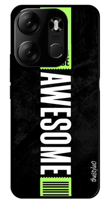 Alphabets Metal Mobile Case for Tecno Spark Go