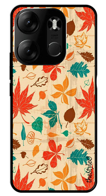 Autumn leaves Metal Mobile Case for Tecno Spark Go
