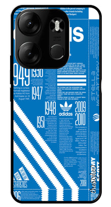 Adidas Design Metal Mobile Case for Tecno Spark Go