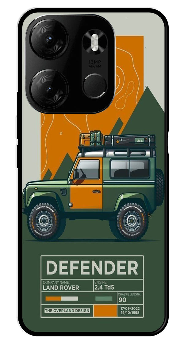 Defender Metal Mobile Case for Tecno Spark Go (Design No -72)