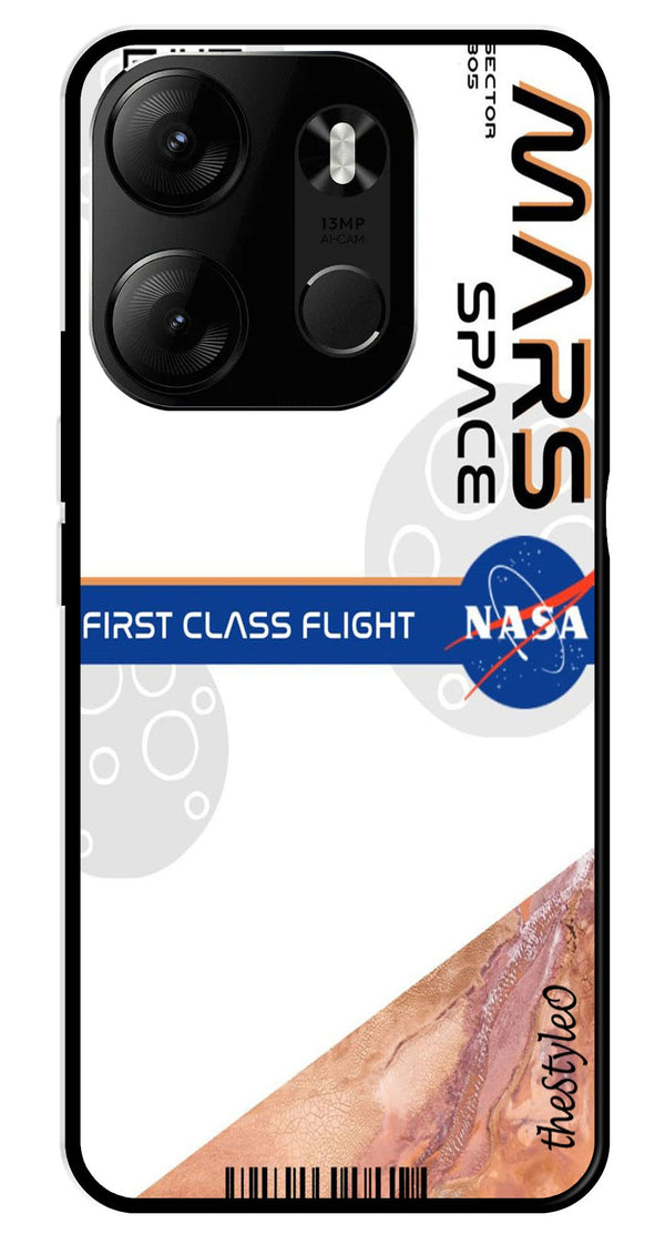 Mars Space Metal Mobile Case for Tecno Spark Go (Design No -81)