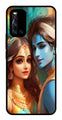 Lord Radha Krishna Metal Mobile Case for Vivo V19   (Design No -01)