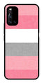 Pink Pattern Metal Mobile Case for Vivo V19   (Design No -23)