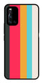 Muted Rainbow Metal Mobile Case for Vivo V19   (Design No -31)
