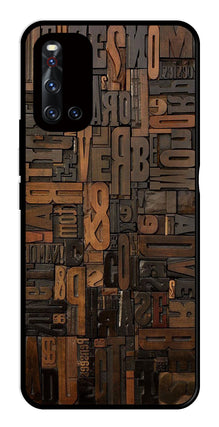 Alphabets Metal Mobile Case for Vivo V19