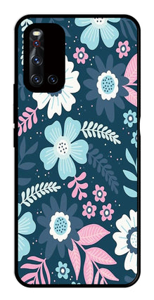 Flower Leaves Design Metal Mobile Case for Vivo V19