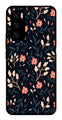 Floral Pattern Metal Mobile Case for Vivo V20 SE   (Design No -10)