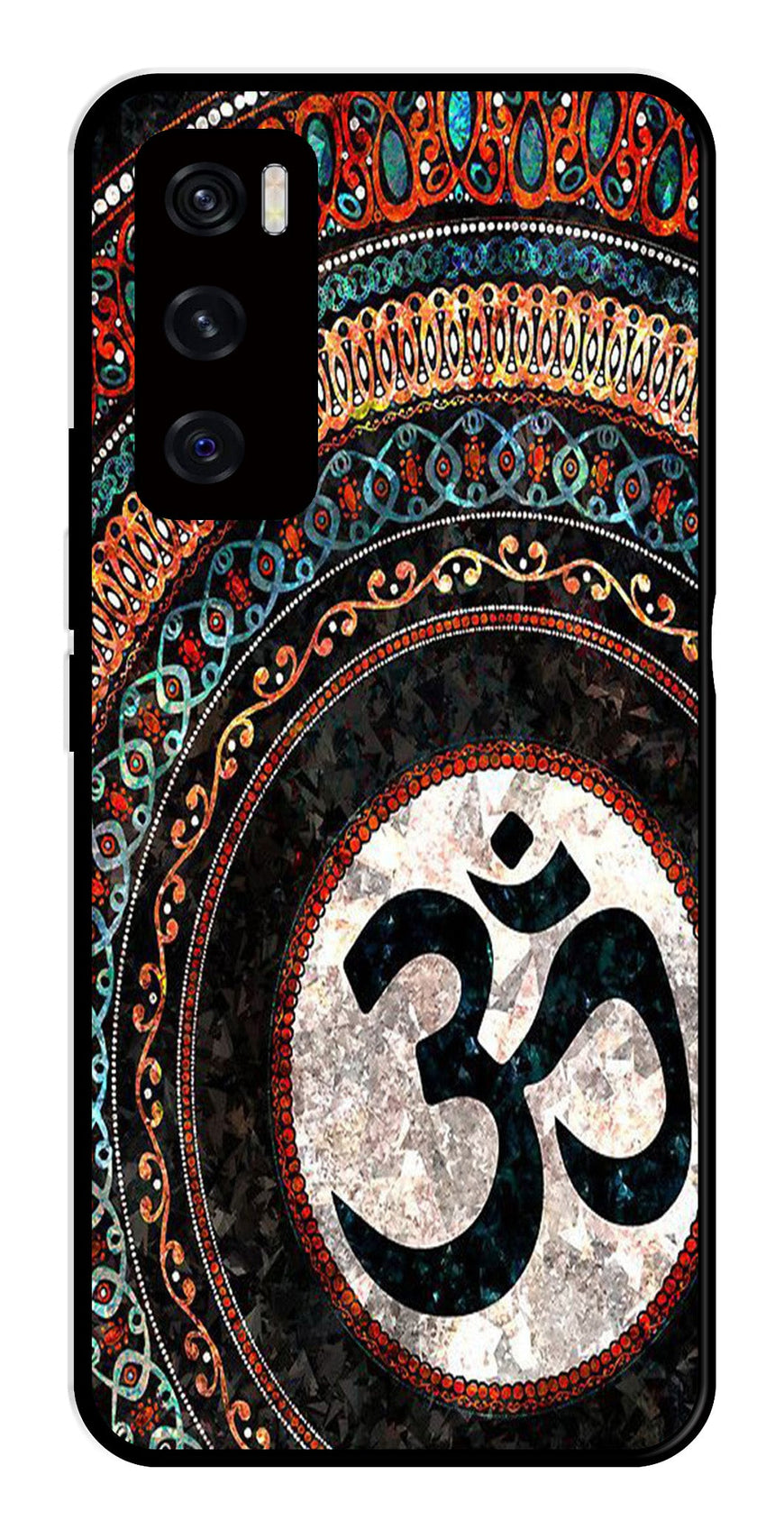 Oum Design Metal Mobile Case for Vivo V20 SE   (Design No -15)