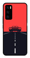 Car Lover Metal Mobile Case for Vivo V20 SE   (Design No -21)
