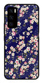Flower Design Metal Mobile Case for Vivo V20 SE   (Design No -25)