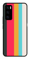 Muted Rainbow Metal Mobile Case for Vivo V20 SE   (Design No -31)