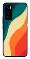 Muted Rainbow Metal Mobile Case for Vivo V20 SE   (Design No -39)