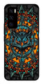 Owl Pattern Metal Mobile Case for Vivo V20 SE   (Design No -42)