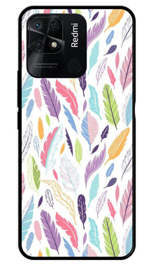 Colorful Feathers Metal Mobile Case for Redmi 10