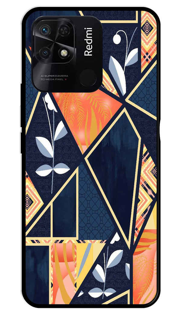 Marble Design Metal Mobile Case for Redmi 10 Power   (Design No -07)
