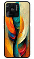 Modern Art Metal Mobile Case for Redmi 10C   (Design No -11)