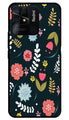 Floral Pattern2 Metal Mobile Case for Redmi 10 Power   (Design No -12)