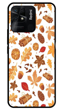 Autumn Leaf Metal Mobile Case for Redmi 10