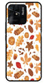 Autumn Leaf Metal Mobile Case for Redmi 10C   (Design No -19)