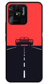 Car Lover Metal Mobile Case for Redmi 10   (Design No -21)