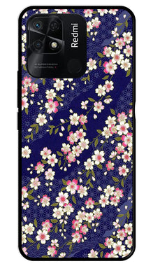Flower Design Metal Mobile Case for Redmi 10