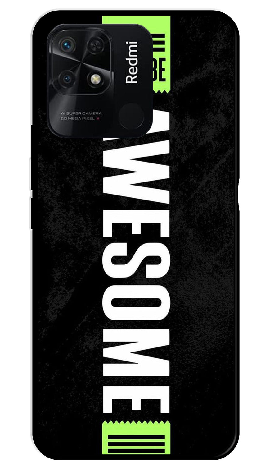 Awesome Metal Mobile Case for Redmi 10C   (Design No -33)