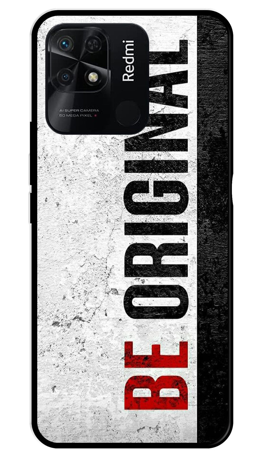 Be Original Metal Mobile Case for Redmi 10C   (Design No -38)