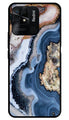 Marble Design Metal Mobile Case for Redmi 10C   (Design No -53)