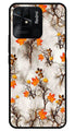 Autumn leaves Metal Mobile Case for Redmi 10C   (Design No -55)