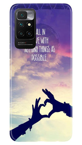Fall in love Case for Redmi 10 Prime