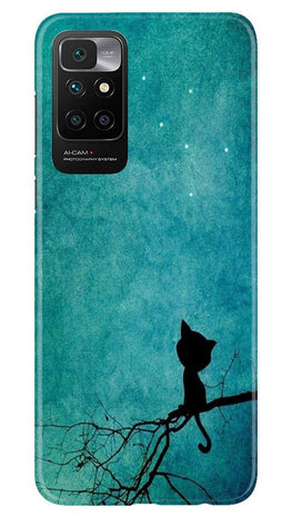Moon cat Case for Redmi 10 Prime