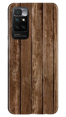 Wooden Look Mobile Back Case for Redmi 10 Prime  (Design - 112)
