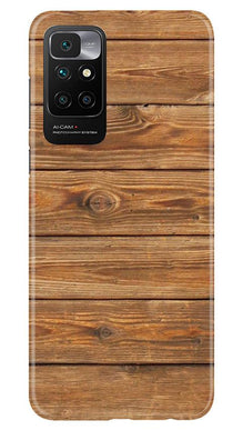 Wooden Look Mobile Back Case for Redmi 10 Prime  (Design - 113)