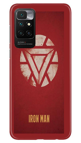 Iron Man Superhero Case for Redmi 10 Prime(Design - 115)