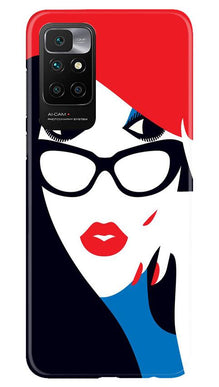 Girlish Mobile Back Case for Redmi 10 Prime  (Design - 131)