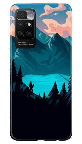 Mountains Case for Redmi 10 Prime (Design - 186)