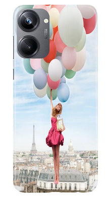 Girl with Baloon Mobile Back Case for Realme 10 Pro 5G (Design - 84)