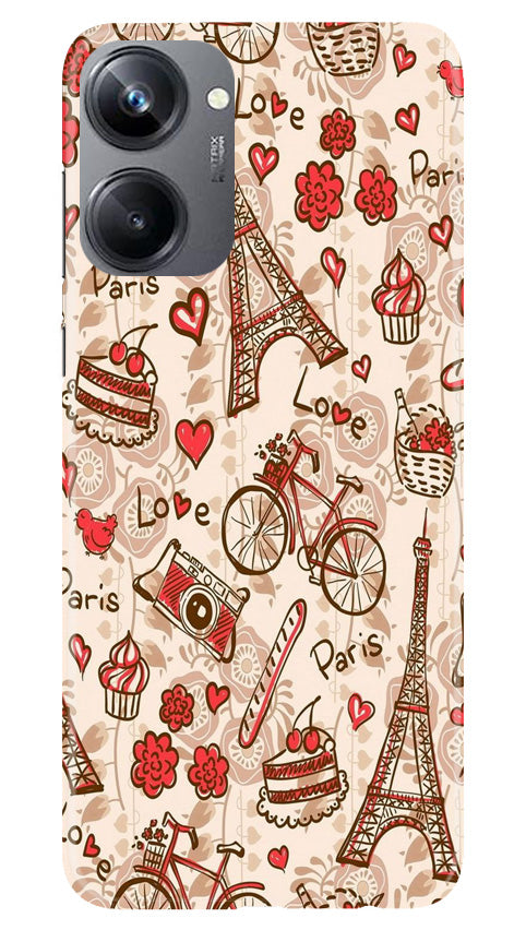 Love Paris Case for Realme 10 Pro 5G  (Design - 103)