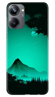 Moon Mountain Mobile Back Case for Realme 10 Pro 5G (Design - 173)